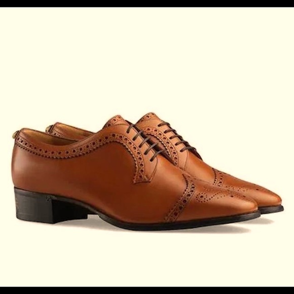 Gucci men’s Illfords deep tan colour size 42 - Picture 1 of 5